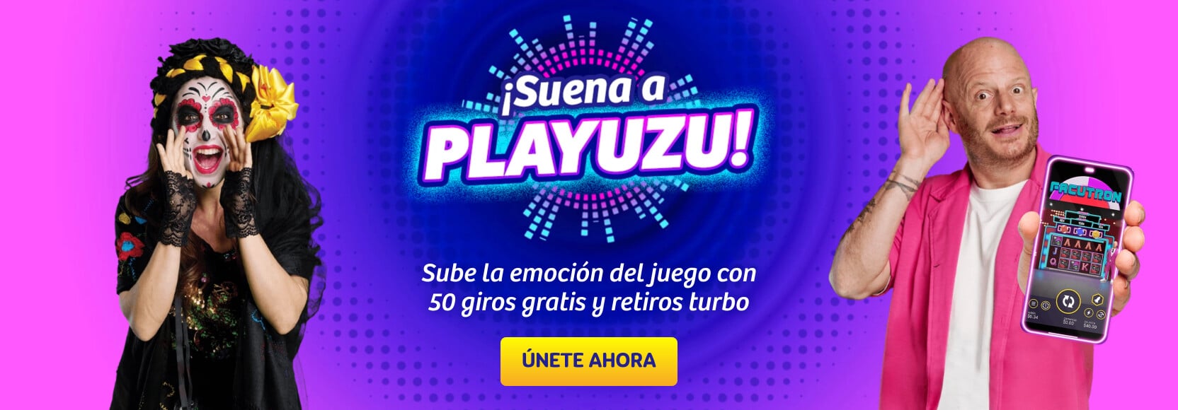 ¡Suena a Play UZU! 100 giros gratis y retiros turbo